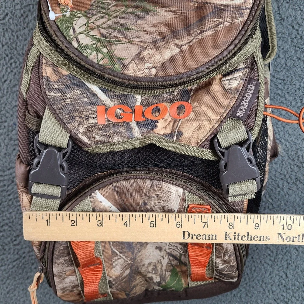 Igloo MaxCold Backpack Cooler Camouflage Hunting Fishing Insulated Bag Camo